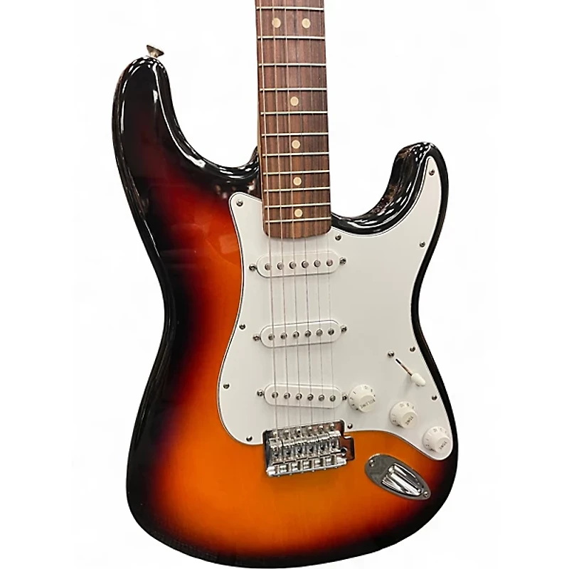 Used Fender Player Stratocaster Sunburst Solid Body Electric Guitar
