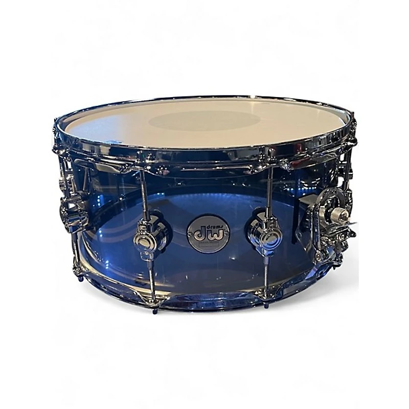 Used DW 14X6.5 Design Series Acrylic Snare Smoke Drum