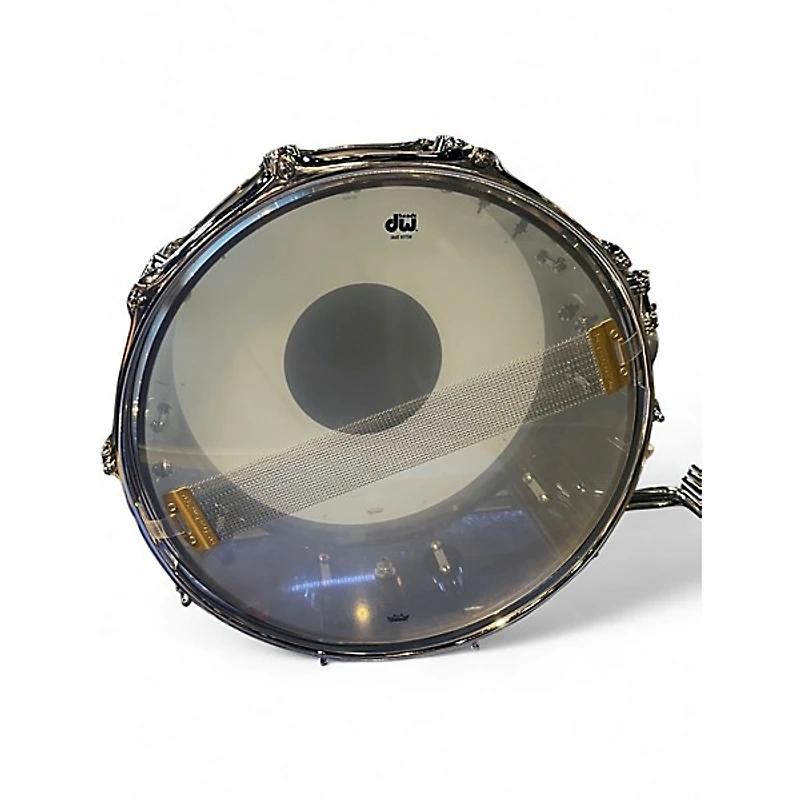 Used DW 14X6.5 Design Series Acrylic Snare Smoke Drum