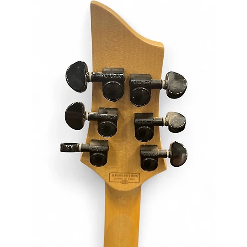 Used Schecter Guitar Research Damien 6 Black Solid Body Electric Guitar