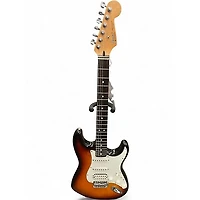 Used Fender Standard Stratocaster HSS 3 Tone Sunburst Solid Body Electric Guitar