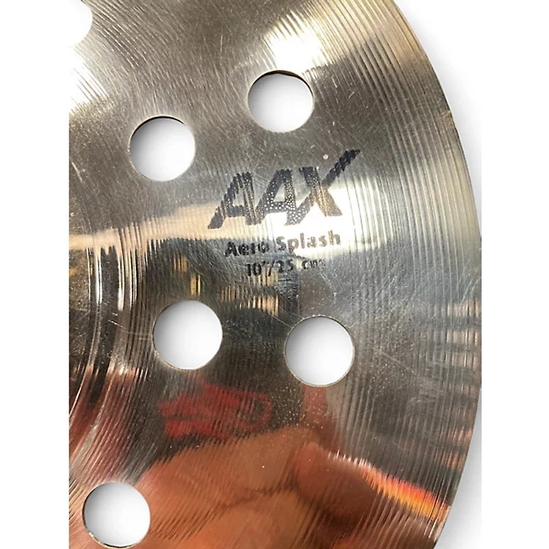 Used SABIAN 10in AAX AERO SPLASH Cymbal
