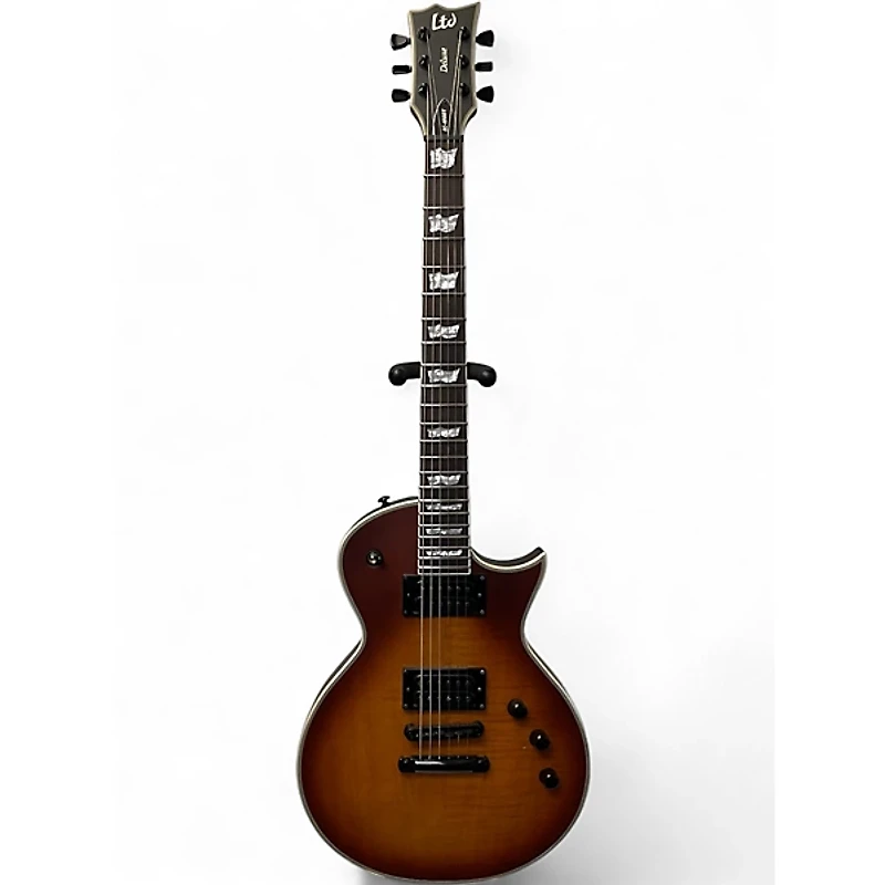 Used ESP LTD EC1000T CTM Tobacco Sunburst Solid Body Electric Guitar