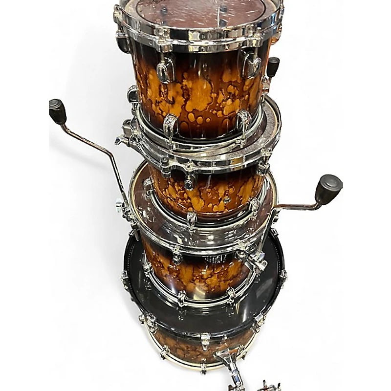 Used TAMA 4 Piece Starclassic MOLTEN BROWN BURST Drum Kit