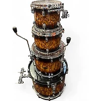 Used TAMA 4 Piece Starclassic MOLTEN BROWN BURST Drum Kit