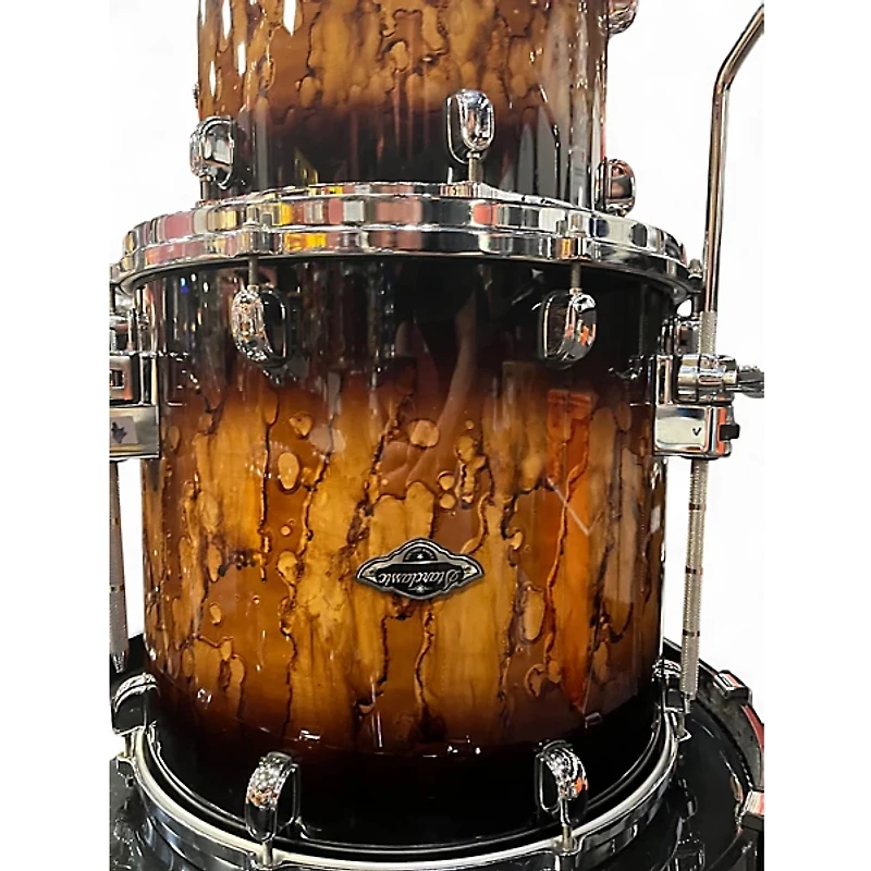 Used TAMA 4 Piece Starclassic MOLTEN BROWN BURST Drum Kit