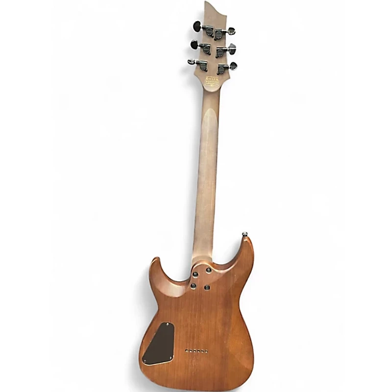 Used Schecter Guitar Research Omen Elite Cherry Burst Solid Body Electric Guitar