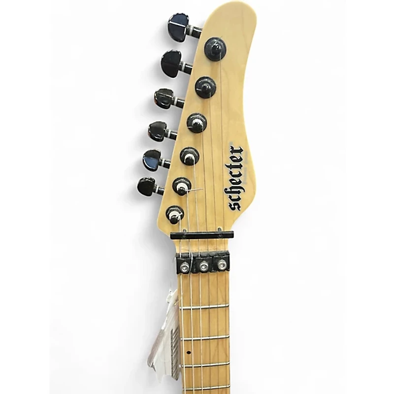 Used Schecter Guitar Research Sun Valley Super Shredder Seafoam Green Solid Body Electric Guitar