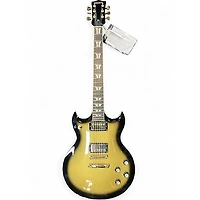 Used Woodrite Warlord Gold Burst Solid Body Electric Guitar