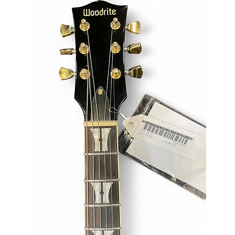 Used Woodrite Warlord Gold Burst Solid Body Electric Guitar