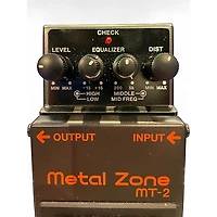 Used BOSS MT2 Metal Zone Distortion Effect Pedal