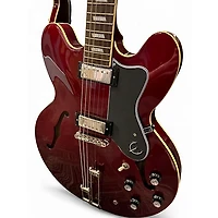 Used Epiphone RIVIERA Red Hollow Body Electric Guitar