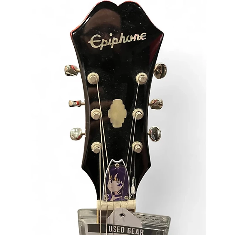 Used Epiphone RIVIERA Red Hollow Body Electric Guitar