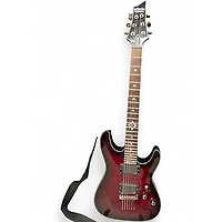 Used Schecter Guitar Research Hellraiser Deluxe Black Cherry Solid Body Electric Guitar