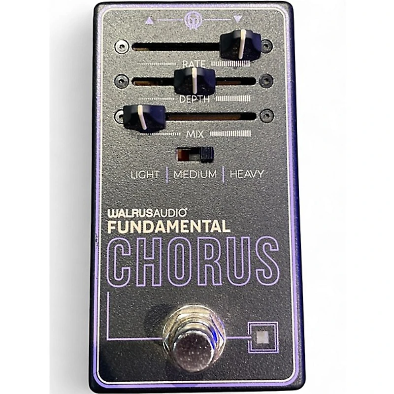 Used Walrus Audio FUNDAMENTAL CHORUS Effect Pedal