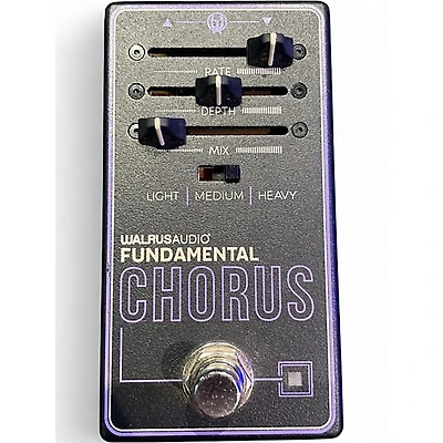 Used Walrus Audio FUNDAMENTAL CHORUS Effect Pedal