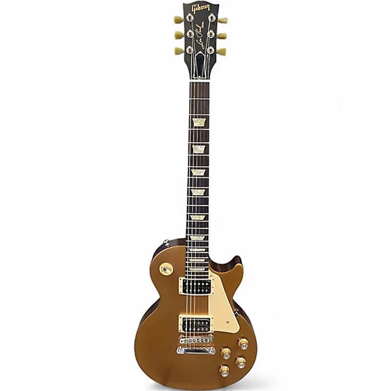 Used 2012 Gibson Les Paul Tribute Gold Top Solid Body Electric Guitar