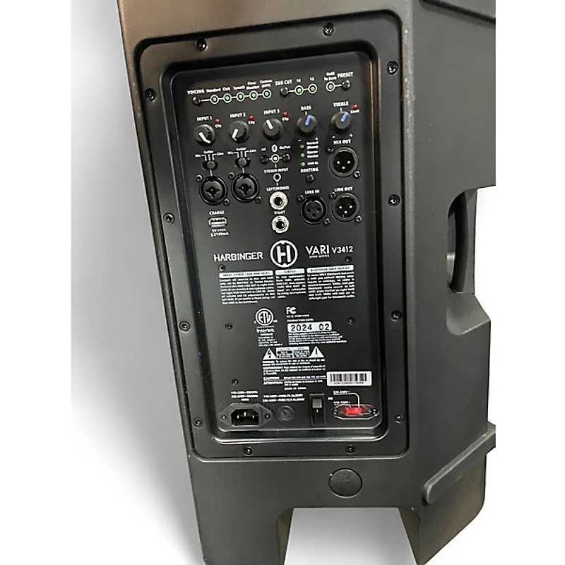 Used Harbinger VARI 3412 Powered Speaker