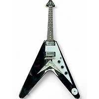 Used Epiphone Flying V Ebony Solid Body Electric Guitar