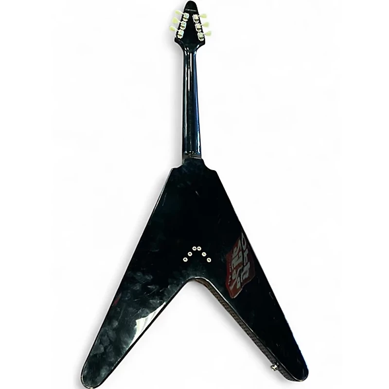 Used Epiphone Flying V Ebony Solid Body Electric Guitar