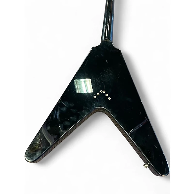 Used Epiphone Flying V Ebony Solid Body Electric Guitar