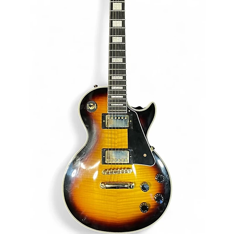 Used Epiphone Les Paul Custom triburst Solid Body Electric Guitar