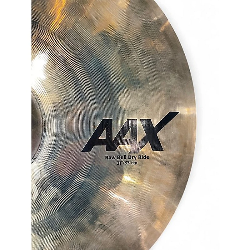 Used SABIAN 21in AAX Raw Bell Dry Ride Cymbal