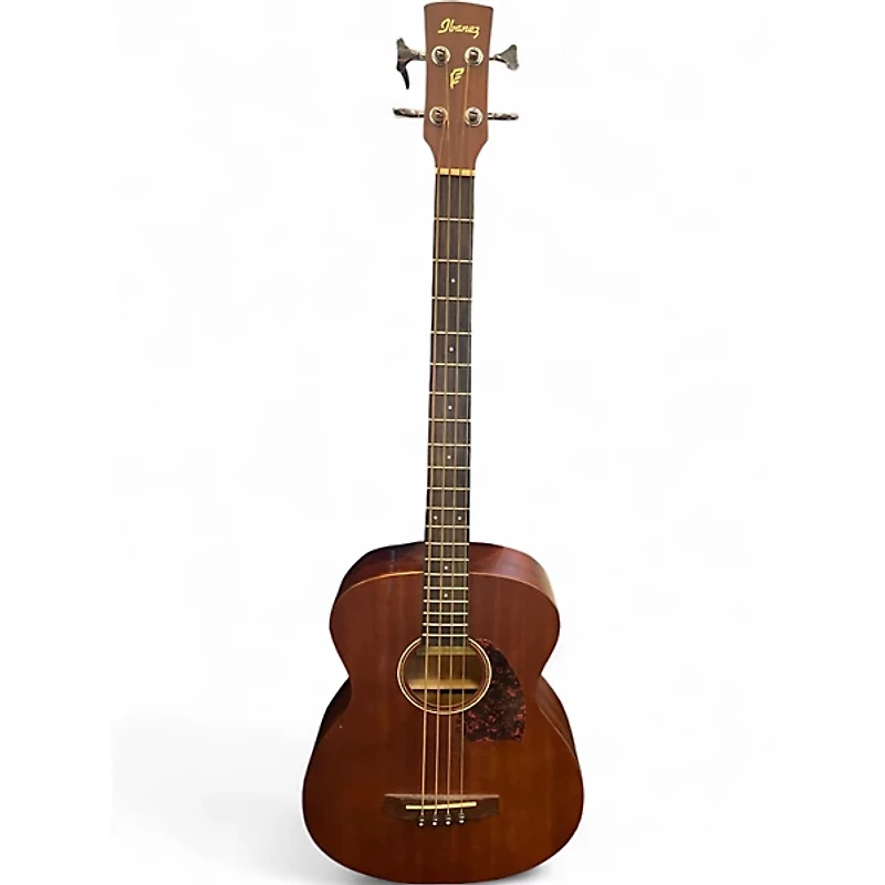 Used Ibanez PCBE12MH Natural Acoustic Bass Guitar