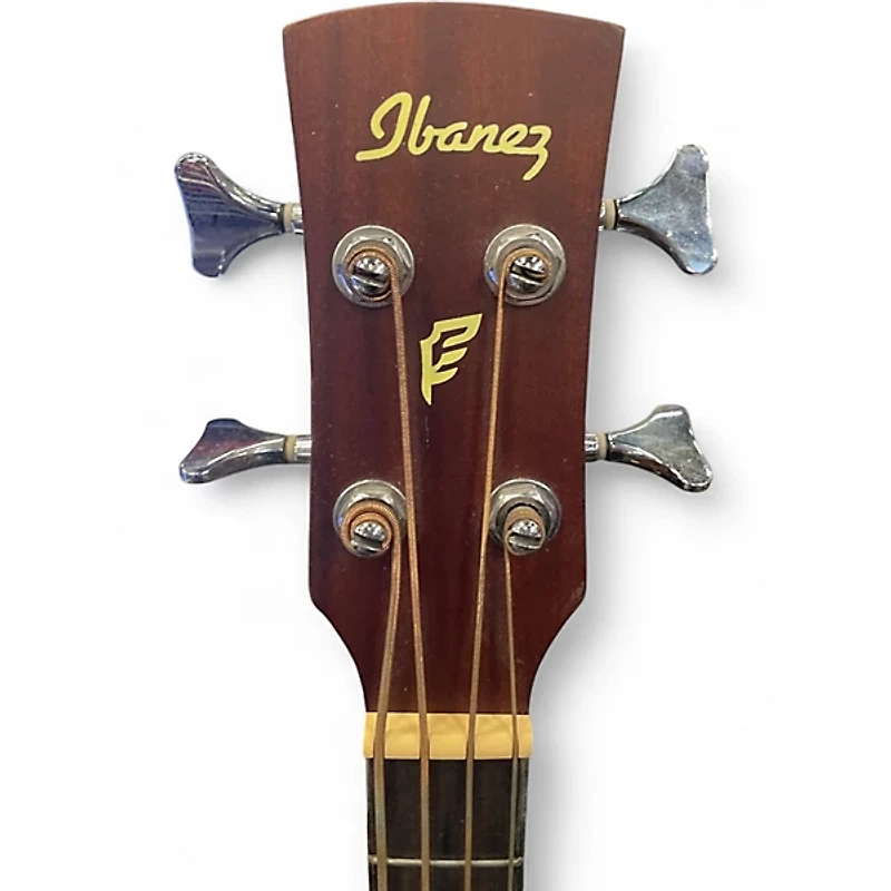 Used Ibanez PCBE12MH Natural Acoustic Bass Guitar
