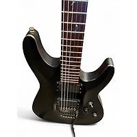 Used Schecter Guitar Research Diamond Series PT Black Solid Body Electric Guitar