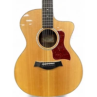 Used Taylor 214CE Deluxe Natural Acoustic Electric Guitar