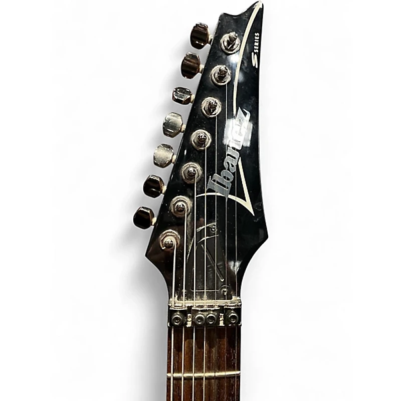Used Ibanez S7420 Black Solid Body Electric Guitar