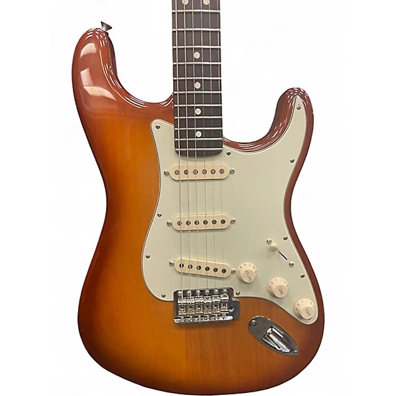 Used Fender American Performer Stratocaster SSS Honey Burst Solid Body Electric Guitar