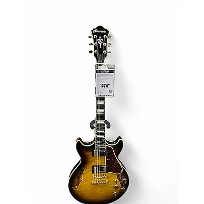 Used Ibanez AM93 Artcore ANTIQUE YELLOW SUNBURST Hollow Body Electric Guitar