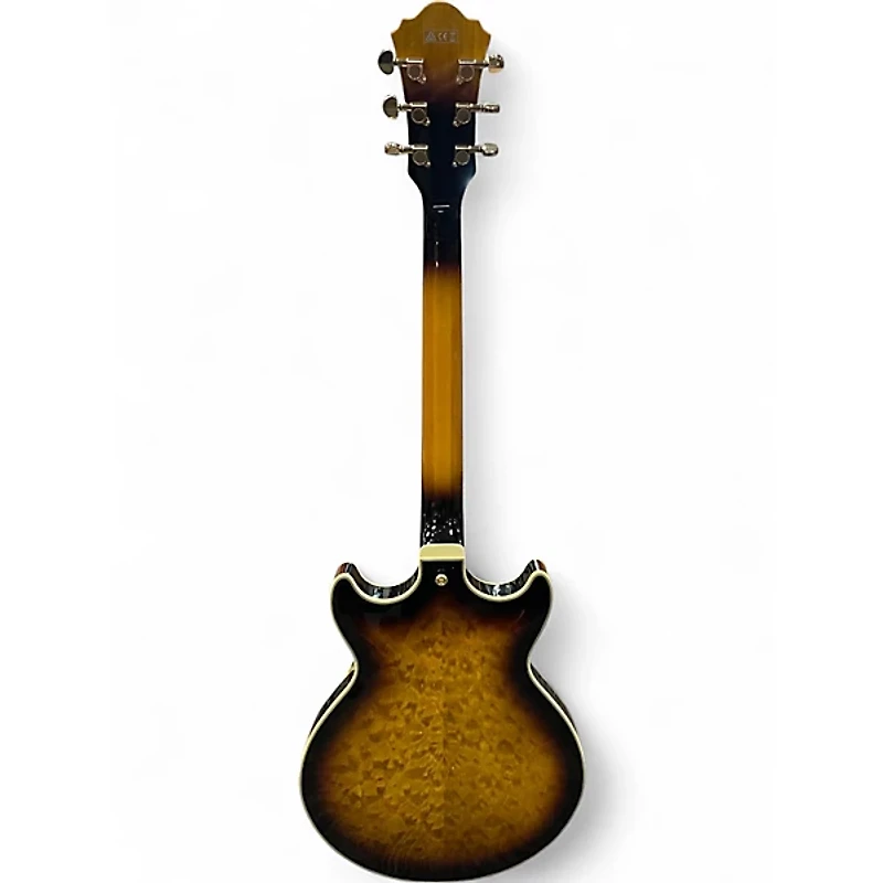 Used Ibanez AM93 Artcore ANTIQUE YELLOW SUNBURST Hollow Body Electric Guitar