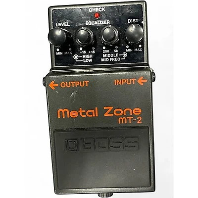 Used 2020s BOSS MT2 Metal Zone Distortion Effect Pedal
