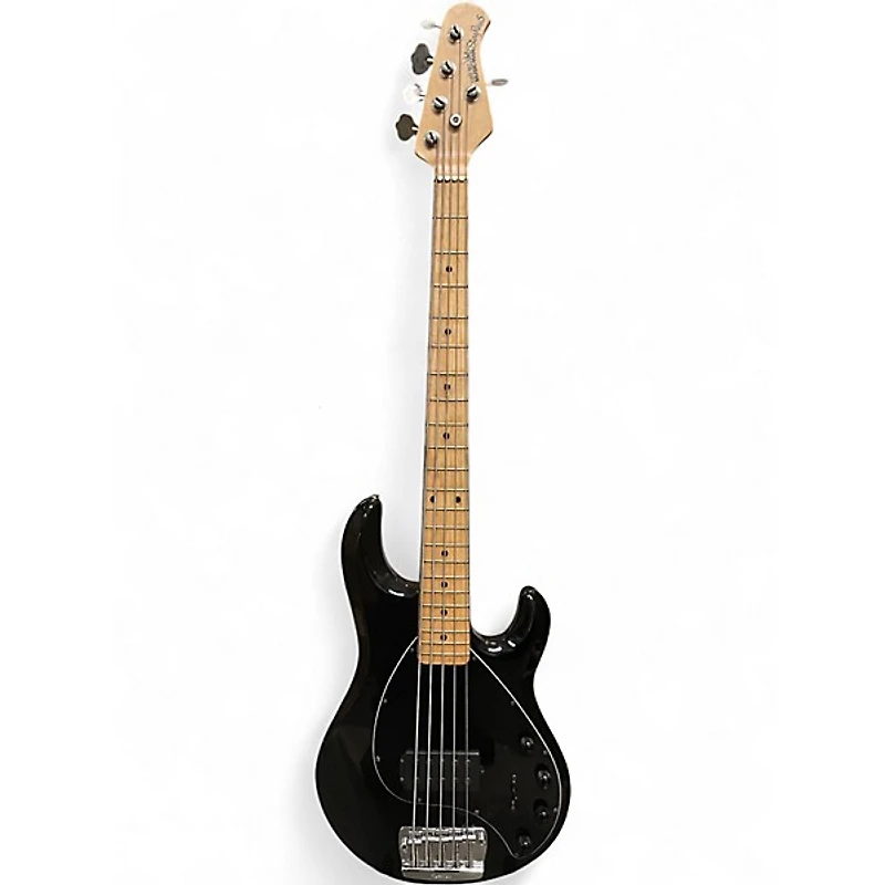 Used Ernie Ball Music Man Stingray 5 H Black Electric Bass Guitar