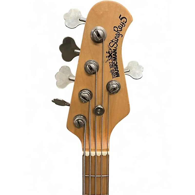 Used Ernie Ball Music Man Stingray 5 H Black Electric Bass Guitar