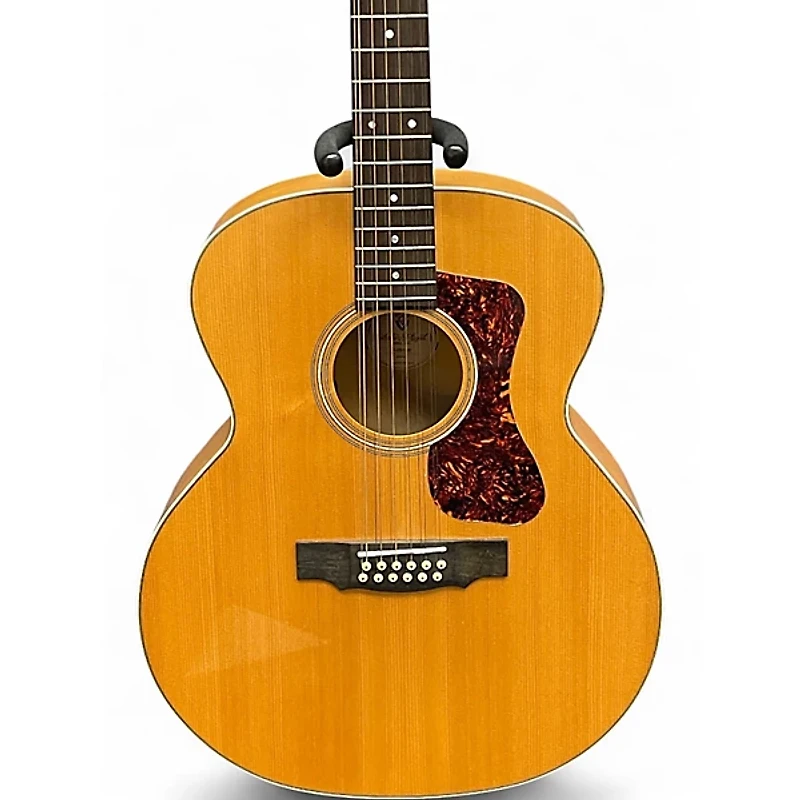 Used Guild F-2512E Natural 12 String Acoustic Electric Guitar