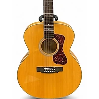 Used Guild F-2512E Natural 12 String Acoustic Electric Guitar