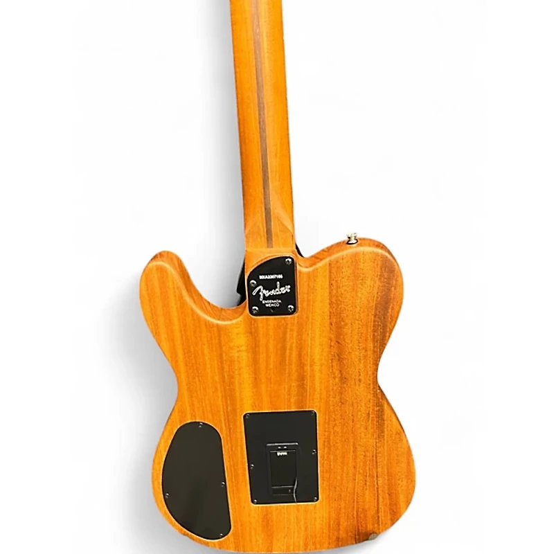 Used Fender Acoustasonic Player Telecaster yellow Acoustic Electric Guitar