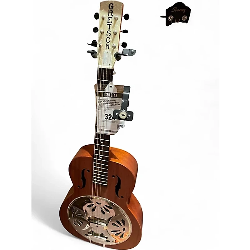 Used Gretsch Guitars G9200 Boxcar Round Neck Natural Resonator Guitar