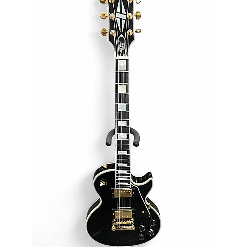 Used Epiphone INSPIRED BY GIBSON LES PAUL CUSTOM BLACK Solid Body Electric Guitar