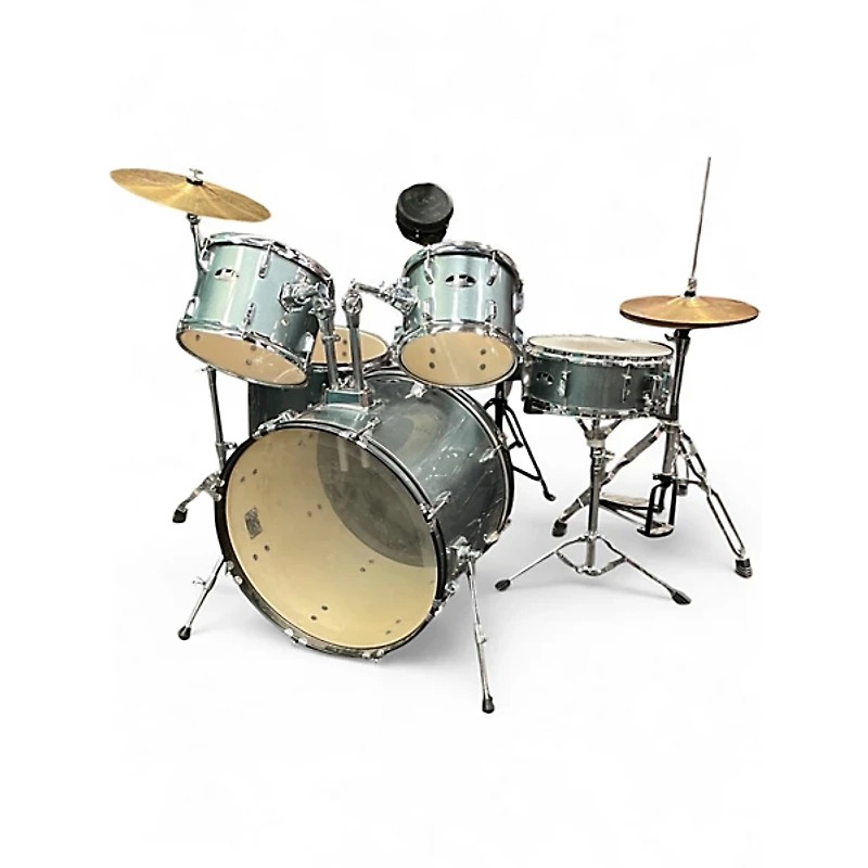 Used Pearl 5 Piece Roadshow Charcoal Metallic Drum Kit