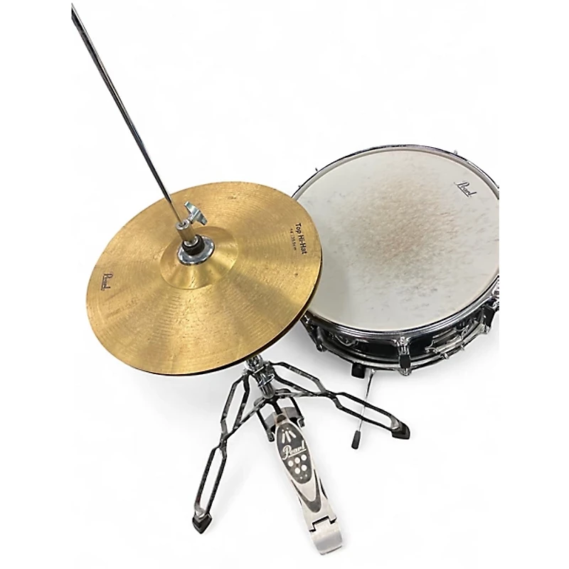 Used Pearl 5 Piece Roadshow Charcoal Metallic Drum Kit