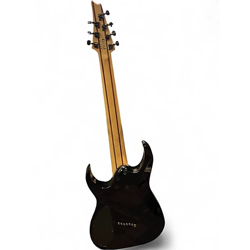 Used Ibanez RGMS7 Black Solid Body Electric Guitar