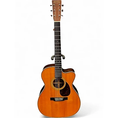 Used Martin OMC28E Natural Acoustic Electric Guitar