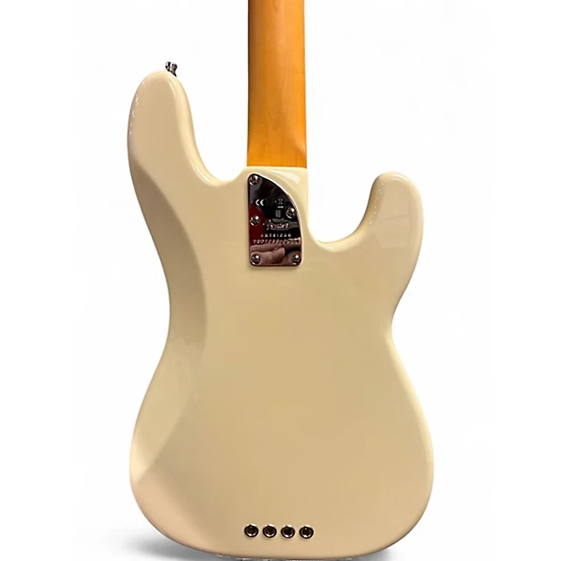 Used Fender American Professional II Precision Bass Olympic White Electric Bass Guitar