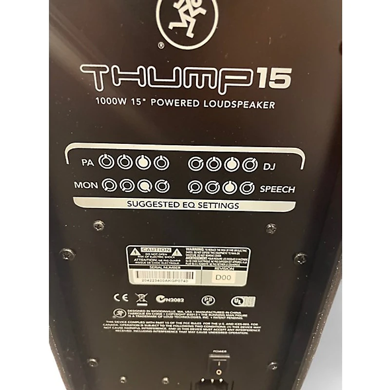 Used Mackie THUMP 15 Powered Speaker