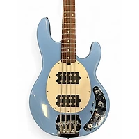 Used Sterling by Music Man Sub 4 Chopper Blue Electric Bass Guitar